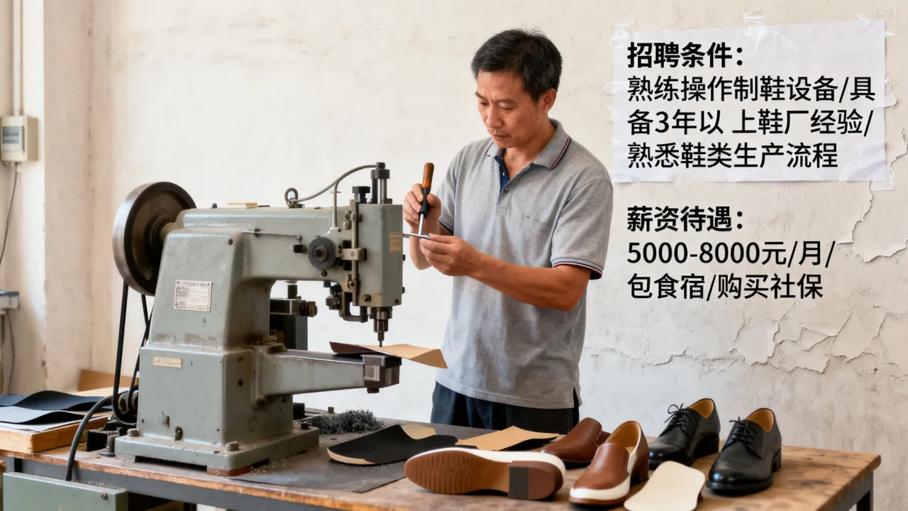 惠东大岭鞋厂师付招聘有哪些条件,薪资待遇如何?-图2 惠东大岭鞋厂师付招聘有哪些条件,薪资待遇如何?-图2