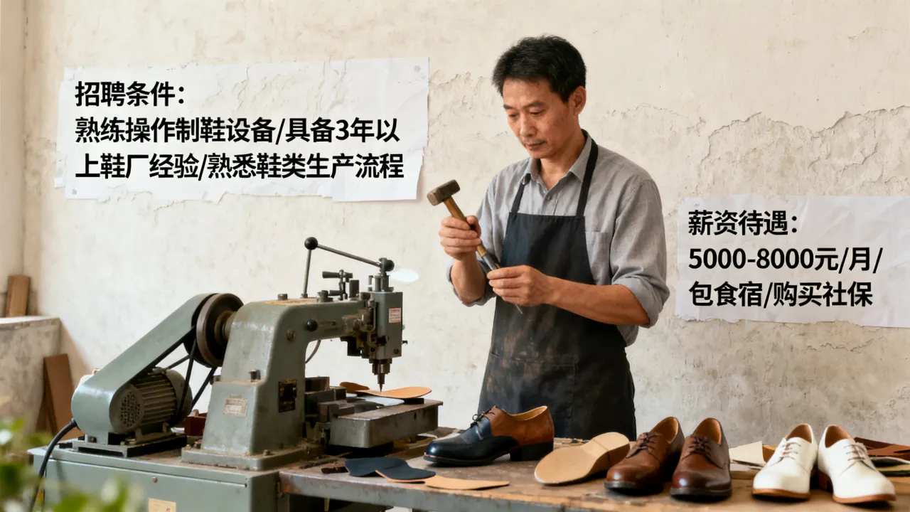 惠东大岭鞋厂师付招聘有哪些条件,薪资待遇如何?-图3 惠东大岭鞋厂师付招聘有哪些条件,薪资待遇如何?-图3