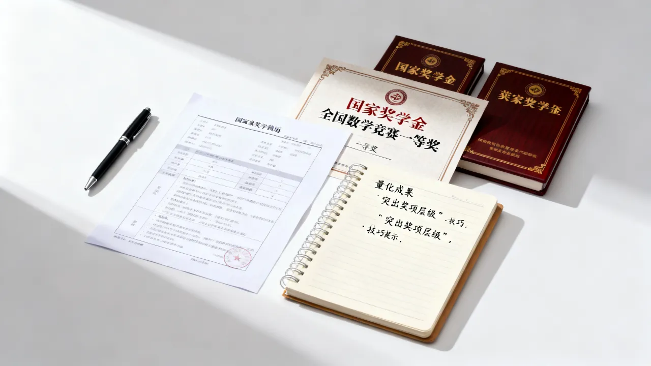 简历奖励怎么写，有哪些含金量高的奖项和写法技巧？-图1