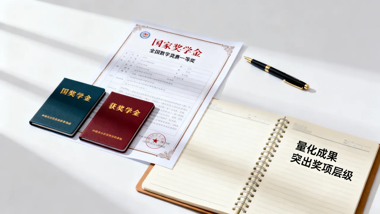 简历奖励怎么写，有哪些含金量高的奖项和写法技巧？-图2