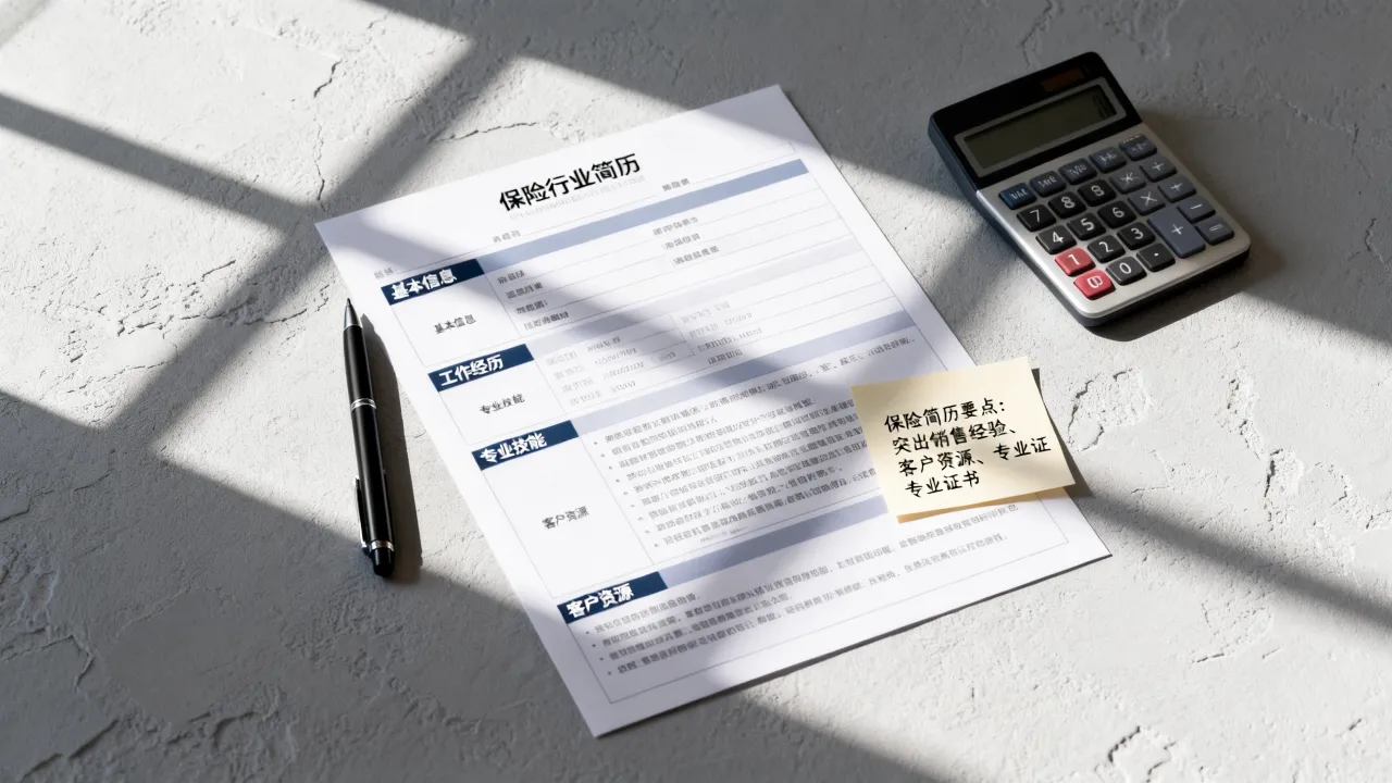 保险简历怎么写，保险行业简历模板怎么制作？-图3