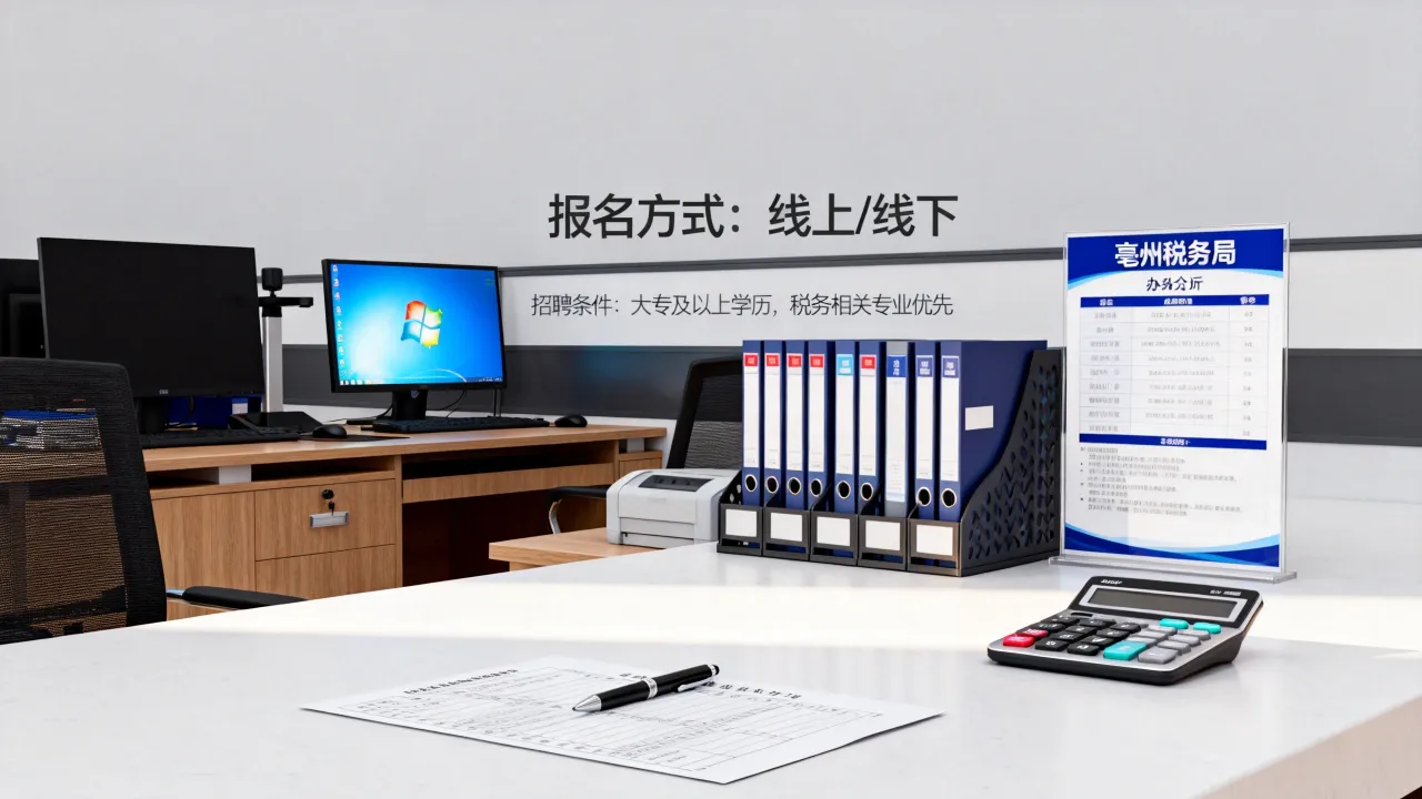 亳州税务局办税大厅招聘怎么报名，亳州税务局办税大厅招聘条件？-图2