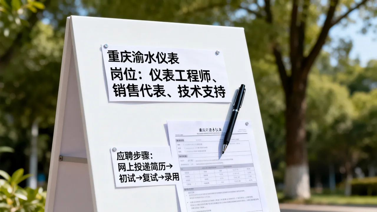 重庆渝水仪表最新招聘有哪些岗位?怎么应聘?-图2 重庆渝水仪表最新招聘有哪些岗位?怎么应聘?-图2