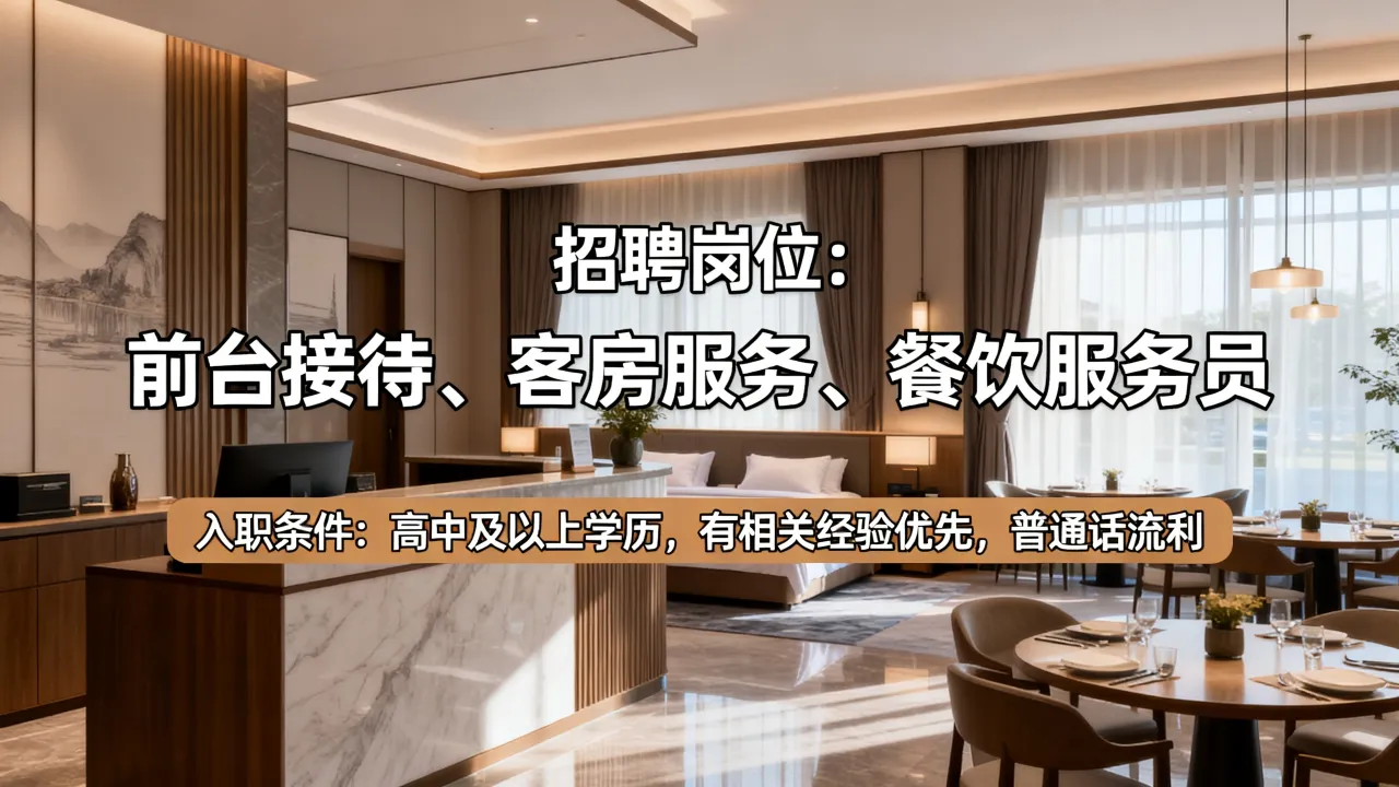 新疆万达文华酒店招聘岗位有哪些,入职条件是什么?-图1 新疆万达文华酒店招聘岗位有哪些,入职条件是什么?-图1