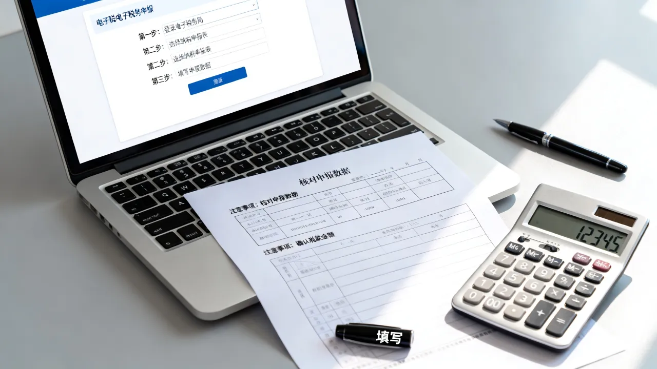 纳税申报表怎么填?网上报税详细步骤及注意事项?-图2 纳税申报表怎么填?网上报税详细步骤及注意事项?-图2