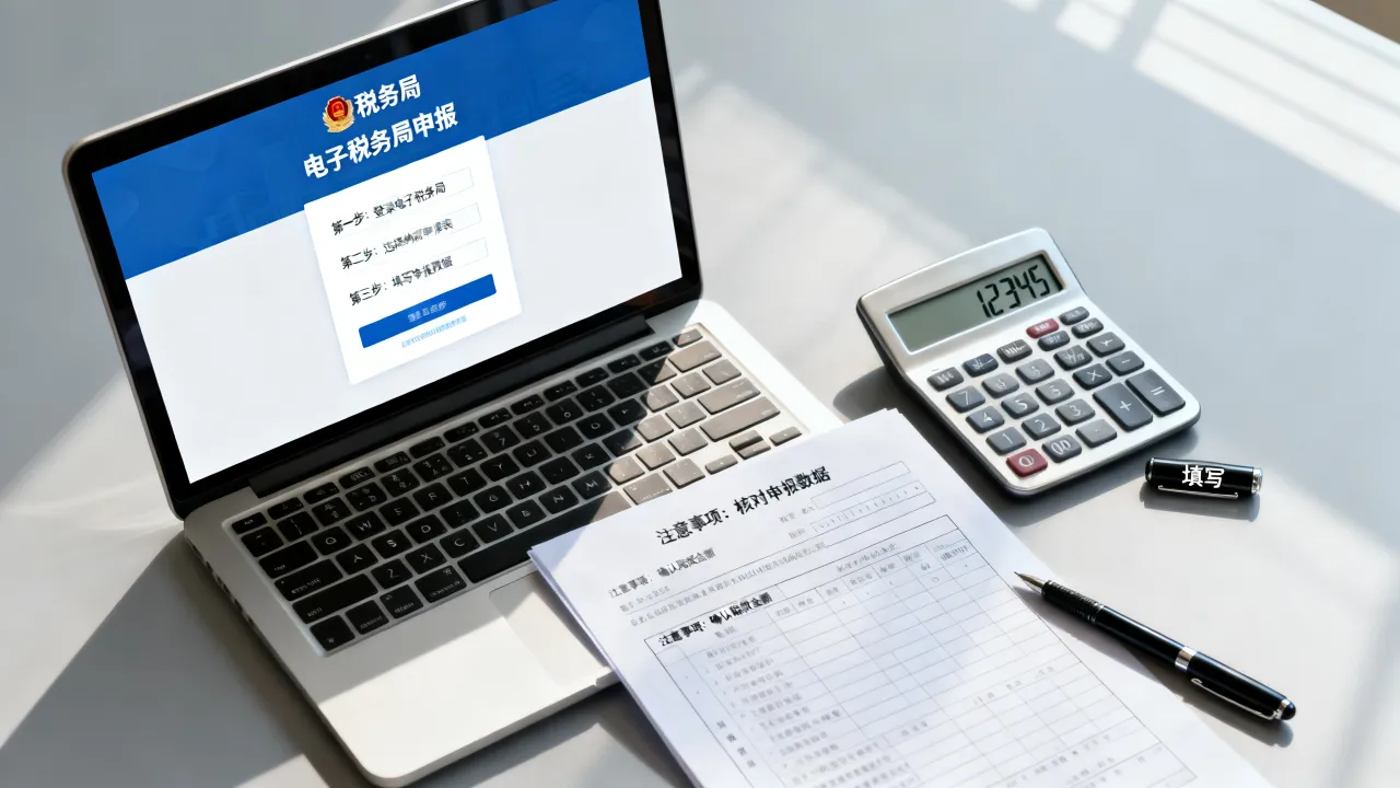 纳税申报表怎么填?网上报税详细步骤及注意事项?-图3 纳税申报表怎么填?网上报税详细步骤及注意事项?-图3