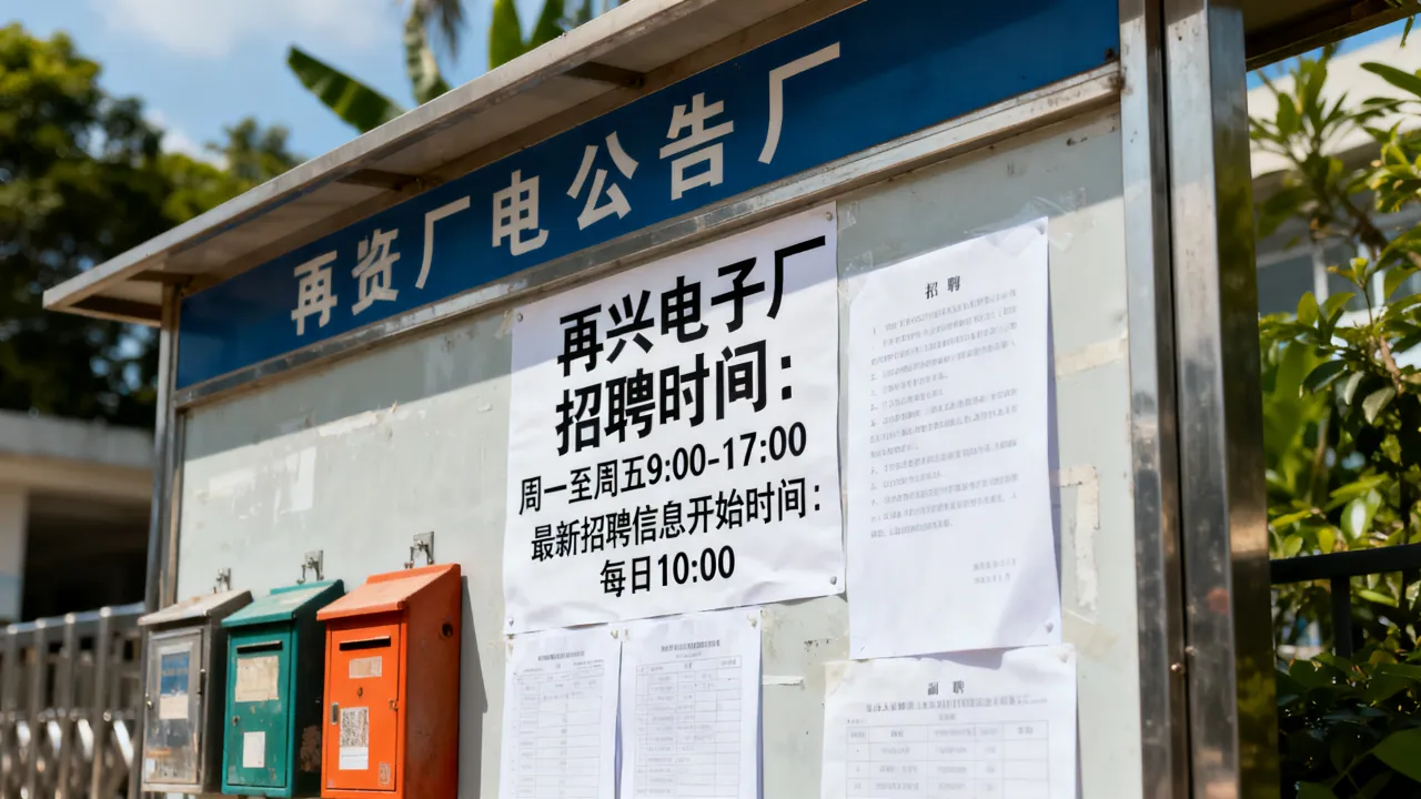 再兴电子厂招聘时间是什么时候,再兴电子厂最新招聘信息几点开始-图3 再兴电子厂招聘时间是什么时候,再兴电子厂最新招聘信息几点开始-图3