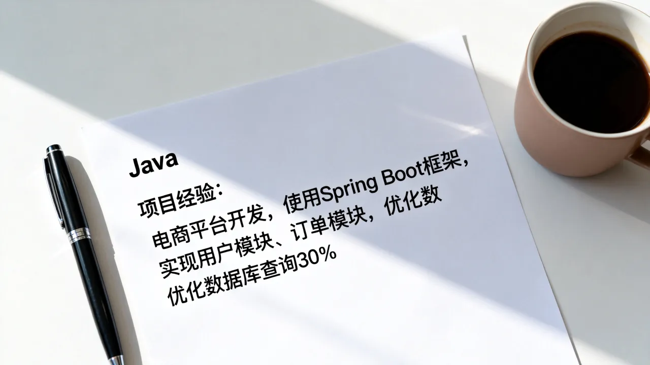 Java怎么写简历,简历中的项目经验如何突出亮点?-图3 Java怎么写简历,简历中的项目经验如何突出亮点?-图3