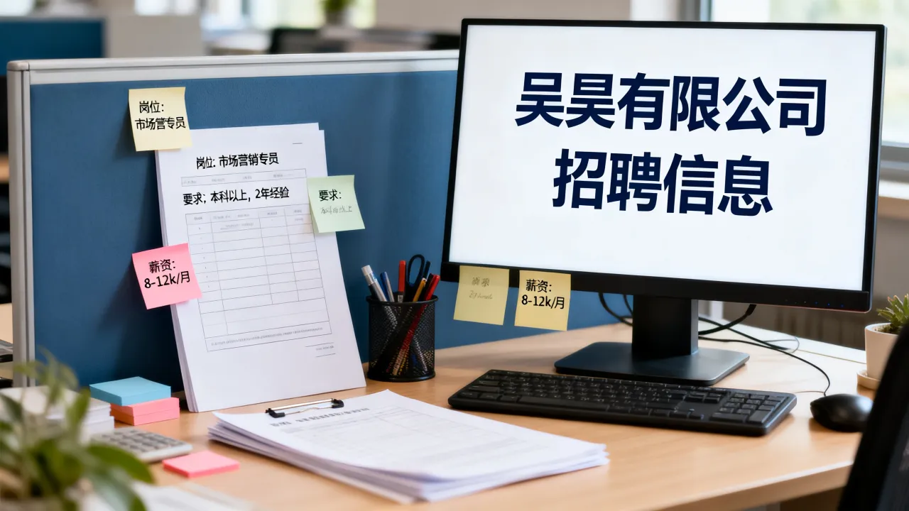 吴昊有限公司招聘信息有哪些岗位?招聘要求及薪资待遇如何