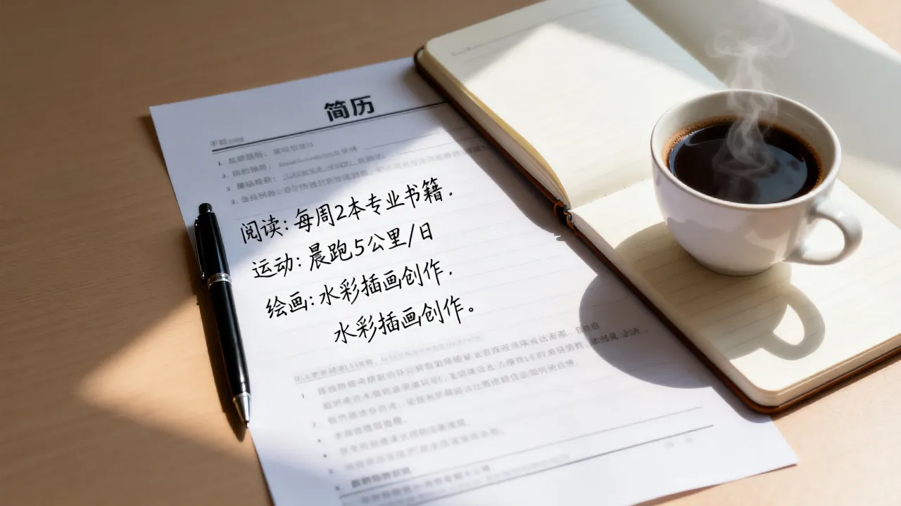 简历爱好怎么填写?简历兴趣爱好填写技巧与范文