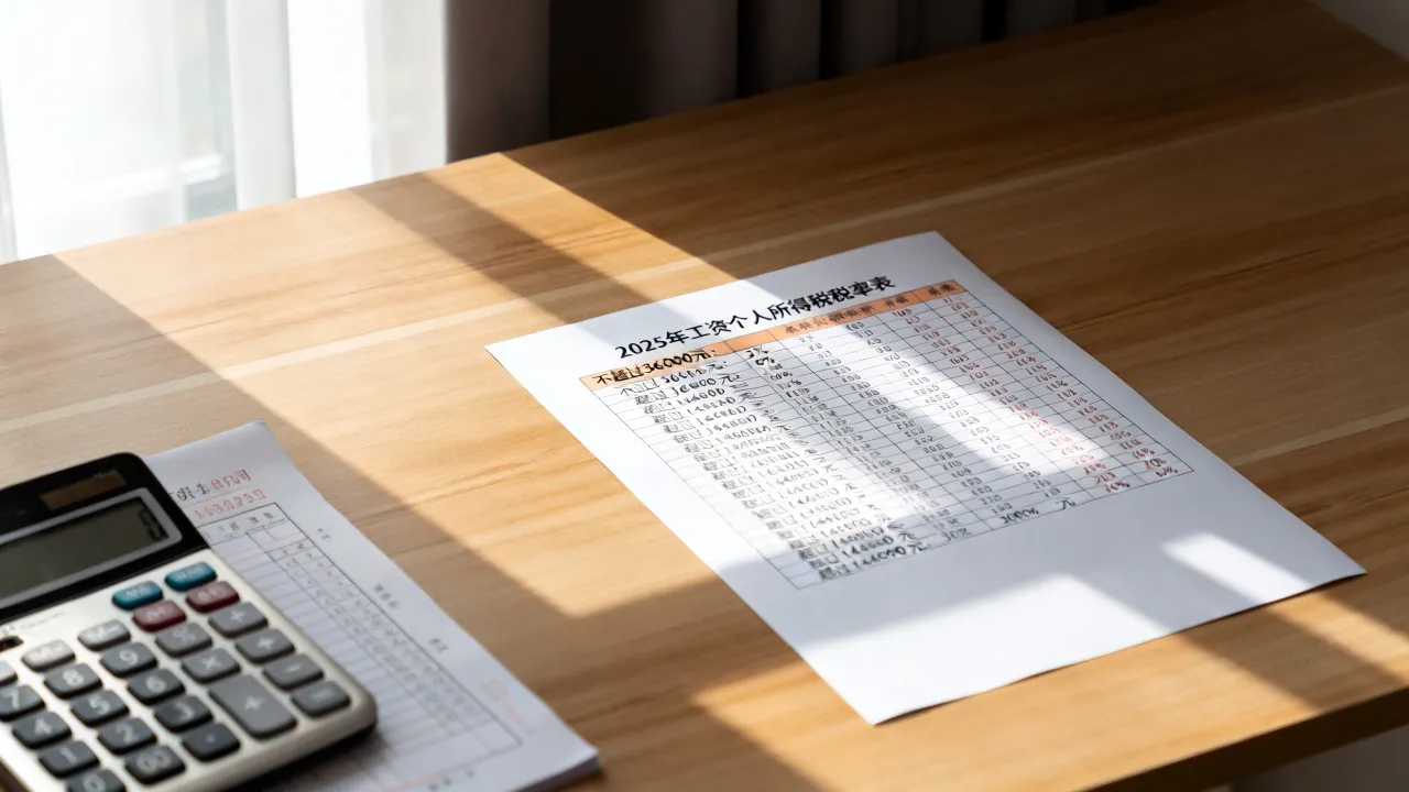 工资如何缴税,2025工资个人所得税怎么计算及税率表-图1 工资如何缴税,2025工资个人所得税怎么计算及税率表-图1