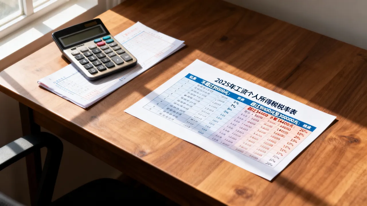 工资如何缴税,2025工资个人所得税怎么计算及税率表-图2 工资如何缴税,2025工资个人所得税怎么计算及税率表-图2