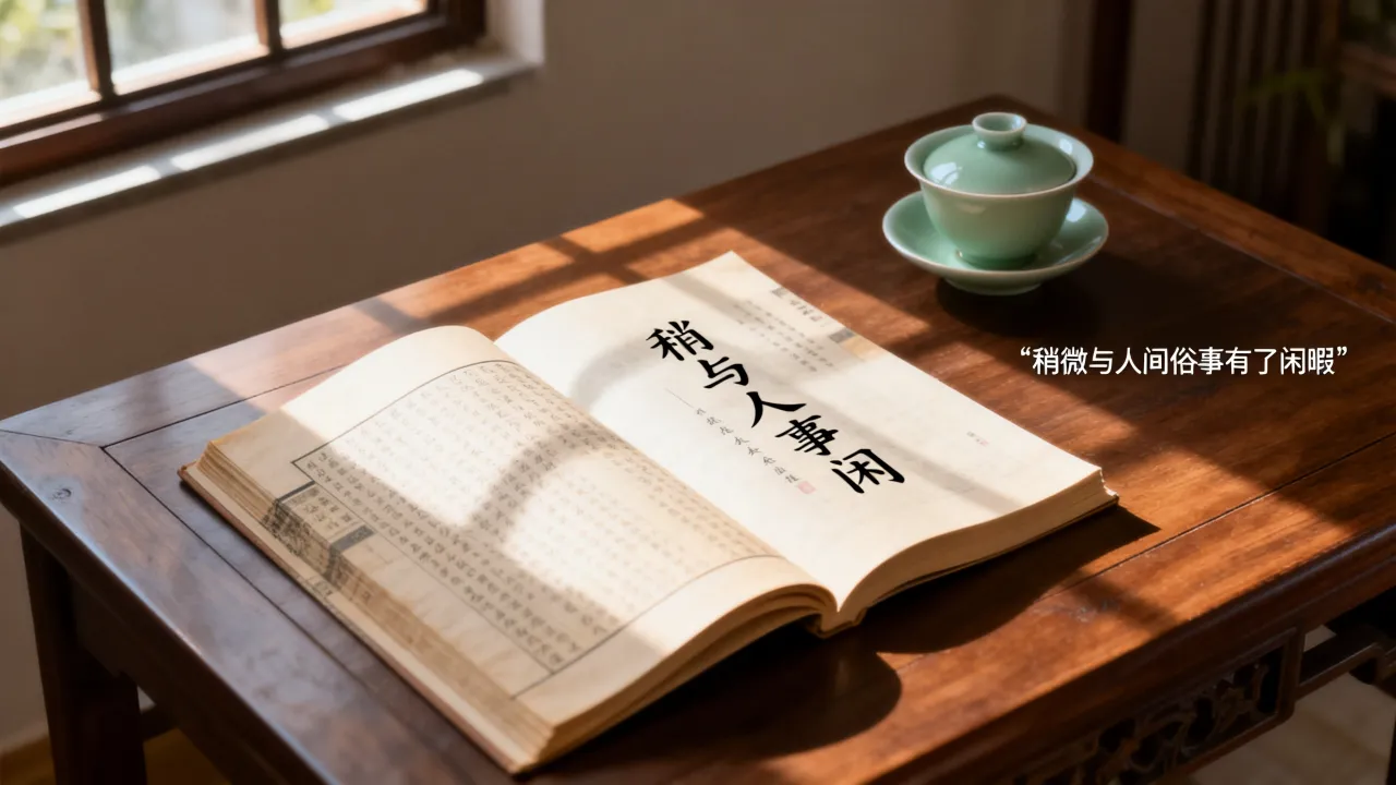 稍与人事闲是什么意思，稍与人事闲出自哪首诗？-图2