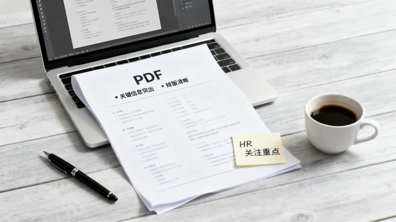 PDF简历怎么写？PDF简历怎么写才能顺利通过HR筛选？-图2