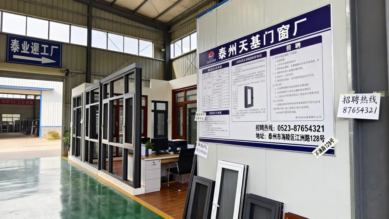泰州天基门窗厂招聘吗，泰州天基门窗厂招聘信息电话地址在哪看-图3