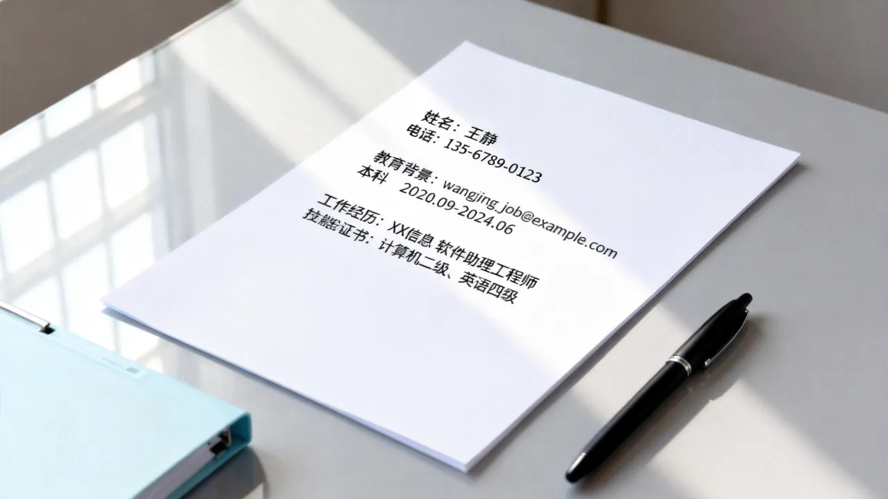 怎么制作打印简历,打印简历的格式怎么做最好?-图2 怎么制作打印简历,打印简历的格式怎么做最好?-图2