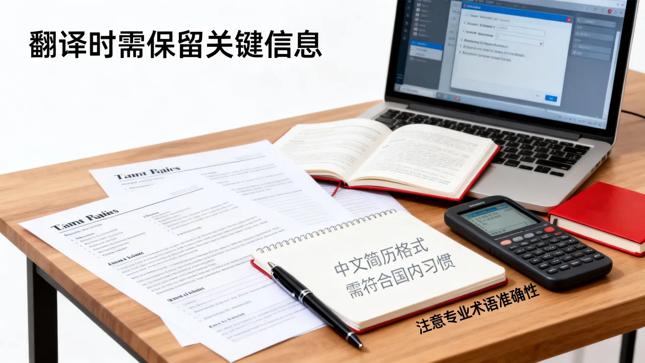 英文简历怎么翻译，英文简历翻译成中文需要注意什么-图3