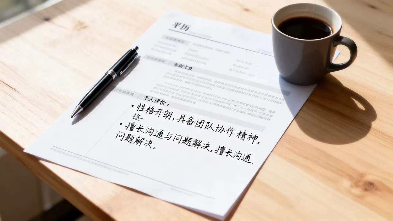 简历的个人描述怎么写？个人评价范文与技巧全攻略