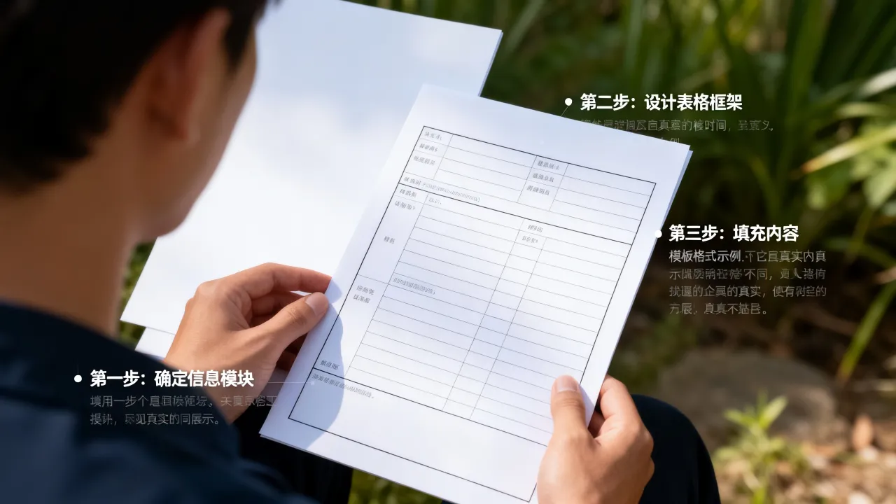简历怎么写表格?简历表格制作步骤及模板格式-图3 简历怎么写表格?简历表格制作步骤及模板格式-图3