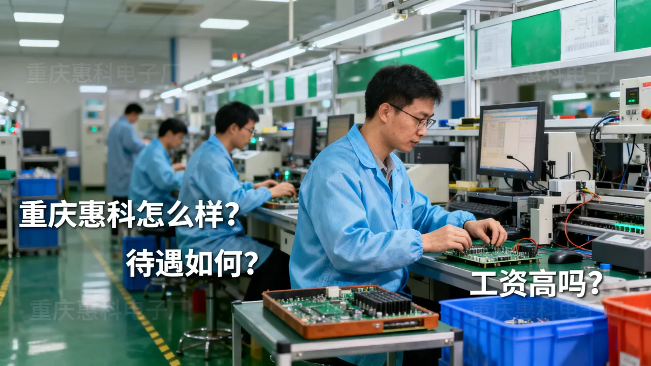 重庆惠科怎么样?重庆惠科电子厂待遇怎么样工资高吗-图1 重庆惠科怎么样?重庆惠科电子厂待遇怎么样工资高吗-图1