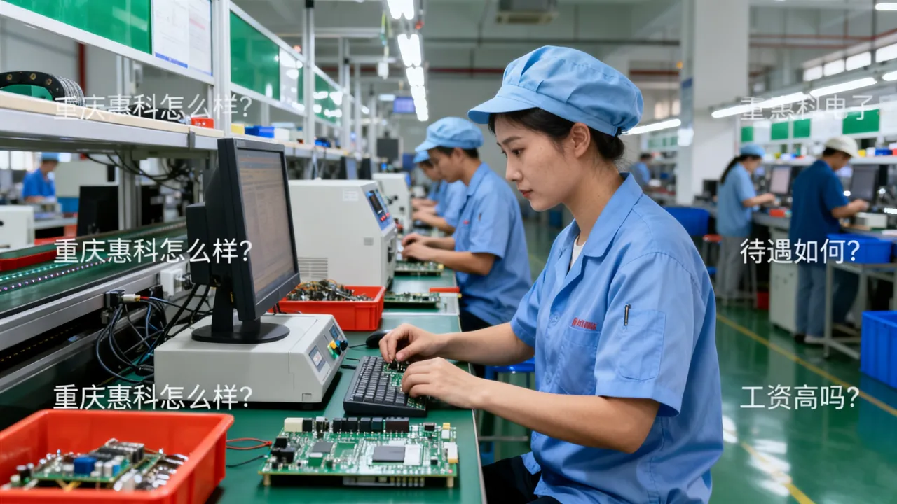 重庆惠科怎么样?重庆惠科电子厂待遇怎么样工资高吗-图3 重庆惠科怎么样?重庆惠科电子厂待遇怎么样工资高吗-图3