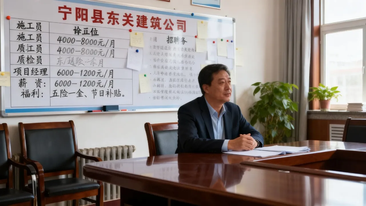 宁阳县东关建筑公司招聘有哪些岗位,宁阳县东关建筑公司工资待遇怎么样-图1 宁阳县东关建筑公司招聘有哪些岗位,宁阳县东关建筑公司工资待遇怎么样-图1