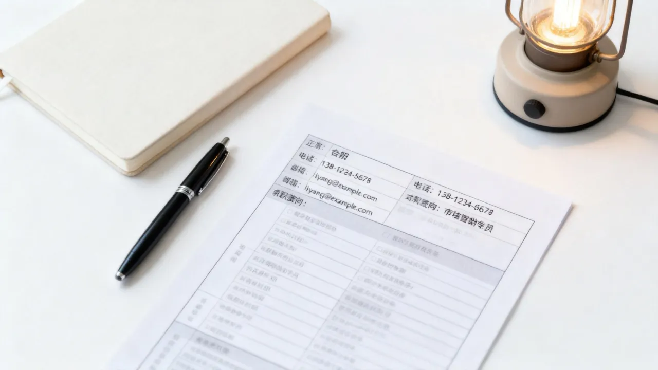 怎么填写简历表格,个人简历表格怎么填写才正确?