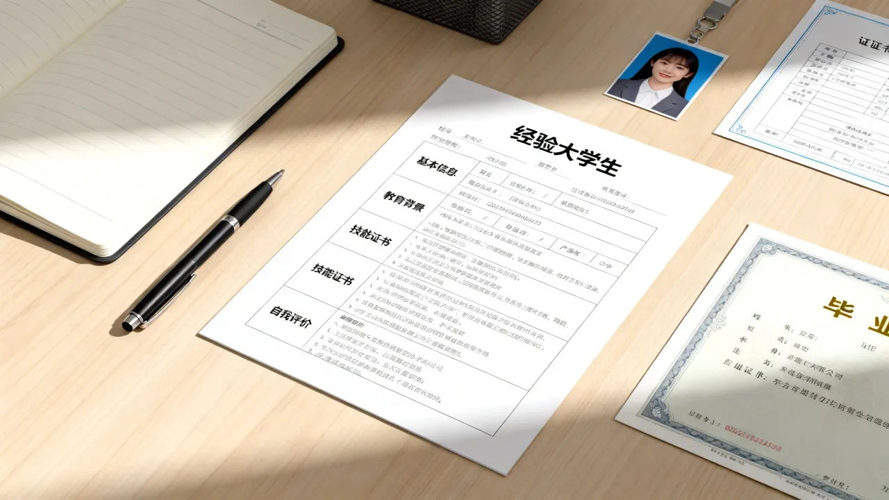 大一的简历怎么写?无经验大学生求职简历模板与技巧-图1 大一的简历怎么写?无经验大学生求职简历模板与技巧-图1