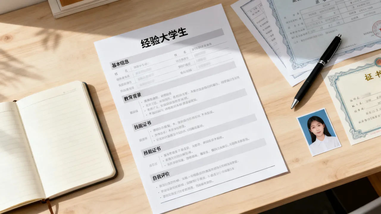 大一的简历怎么写?无经验大学生求职简历模板与技巧-图2 大一的简历怎么写?无经验大学生求职简历模板与技巧-图2