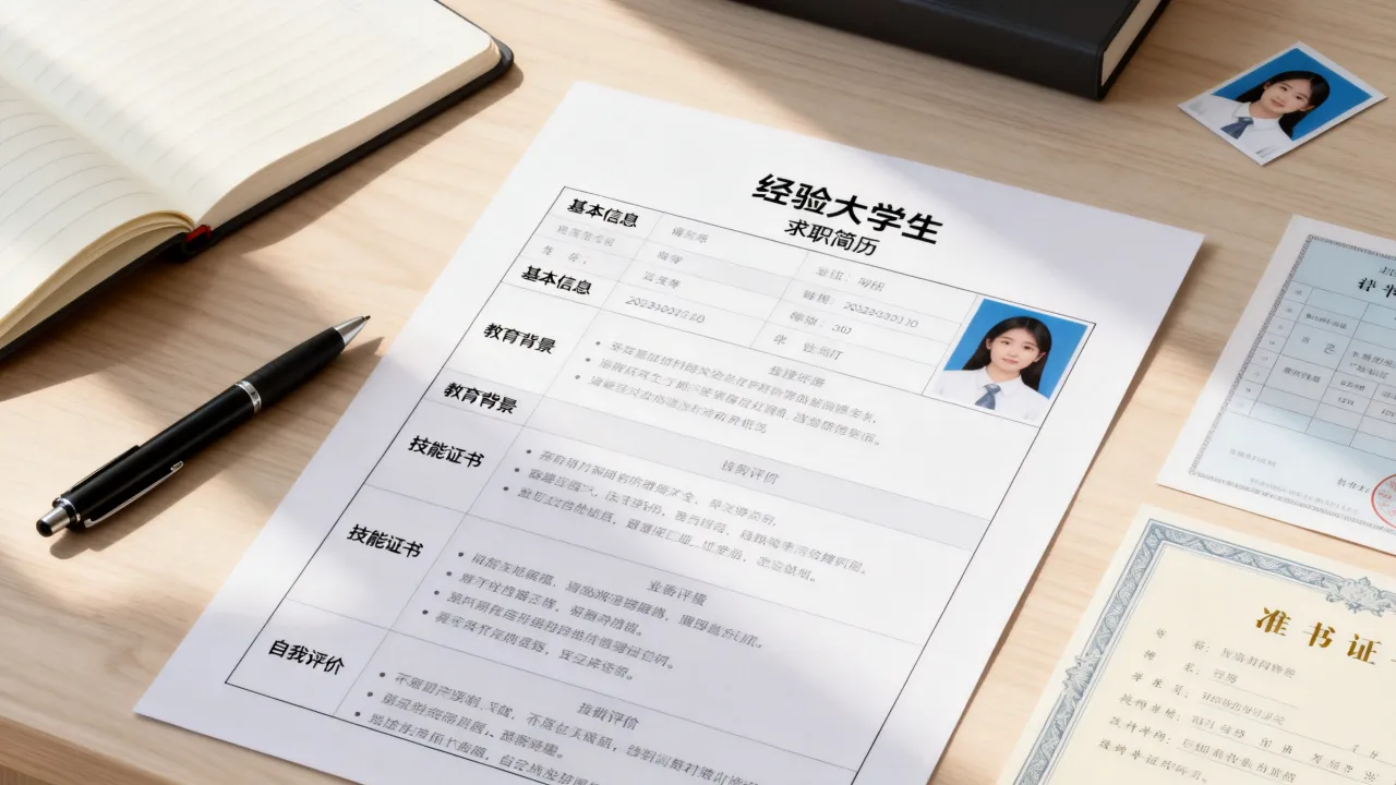 大一的简历怎么写?无经验大学生求职简历模板与技巧-图3 大一的简历怎么写?无经验大学生求职简历模板与技巧-图3