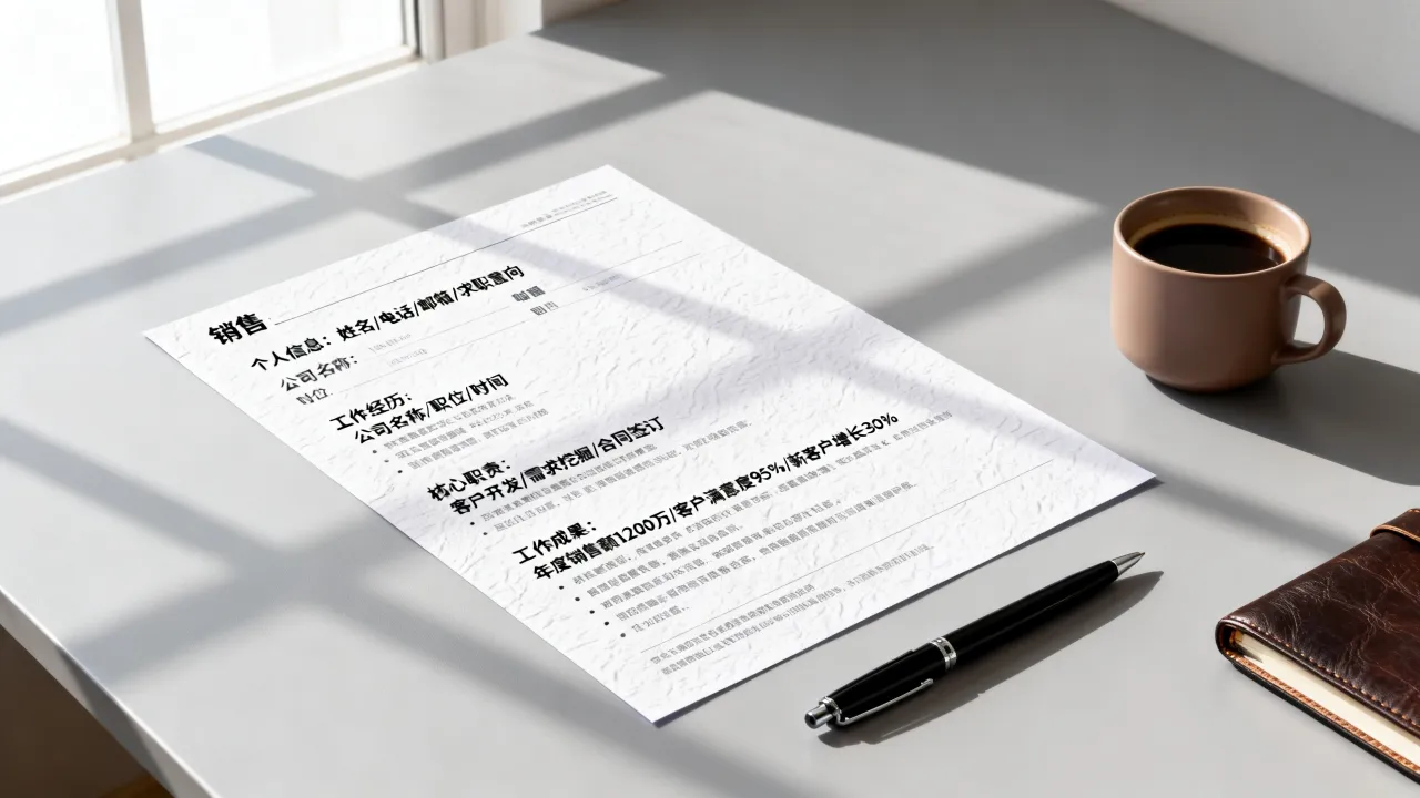 销售工作的简历怎么写?销售简历工作经历怎么写范文-图2 销售工作的简历怎么写?销售简历工作经历怎么写范文-图2