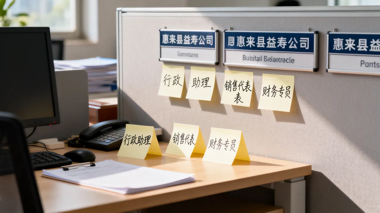 惠来县益寿招聘什么职位，益寿有哪些岗位在招？-图1