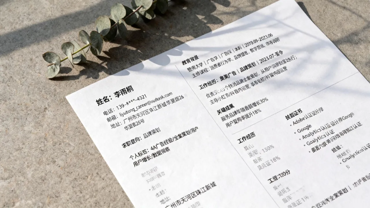 怎么做好看的简历,简历设计排版有哪些实用技巧?-图1 怎么做好看的简历,简历设计排版有哪些实用技巧?-图1