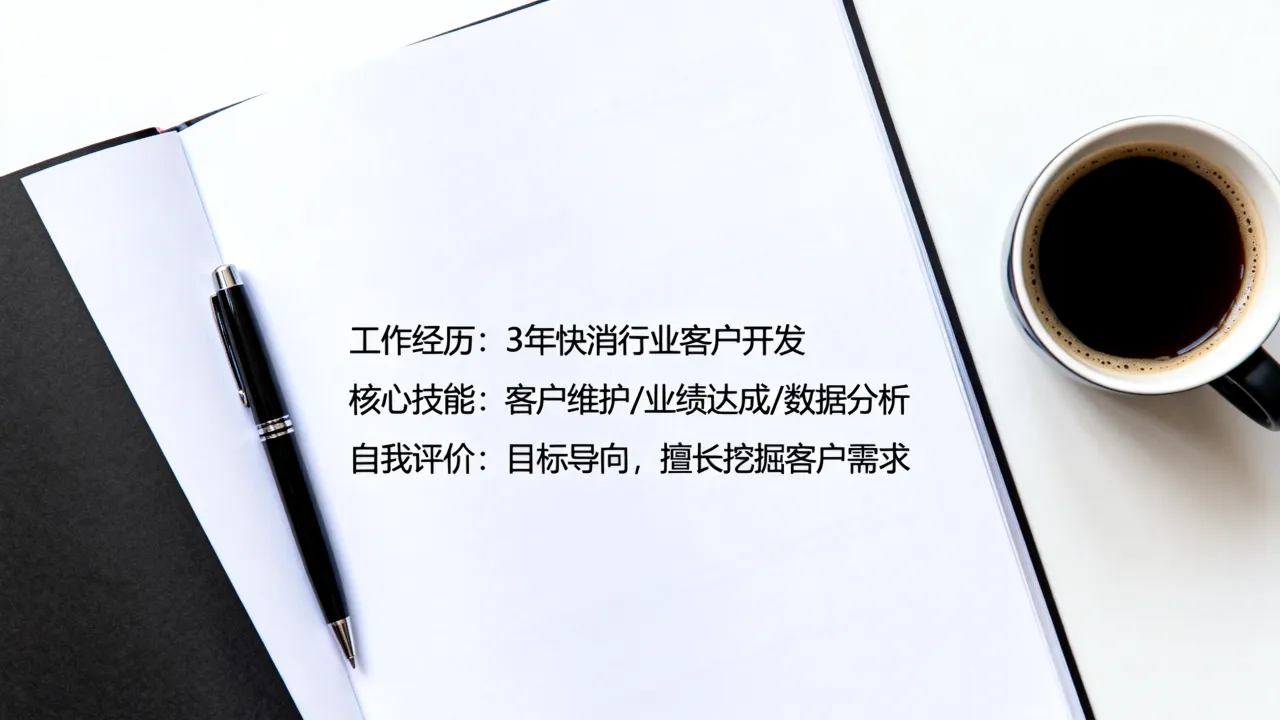 业务员的简历怎么写?业务员简历自我评价怎么写