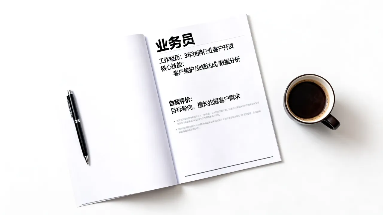业务员的简历怎么写?业务员简历自我评价怎么写-图2 业务员的简历怎么写?业务员简历自我评价怎么写-图2