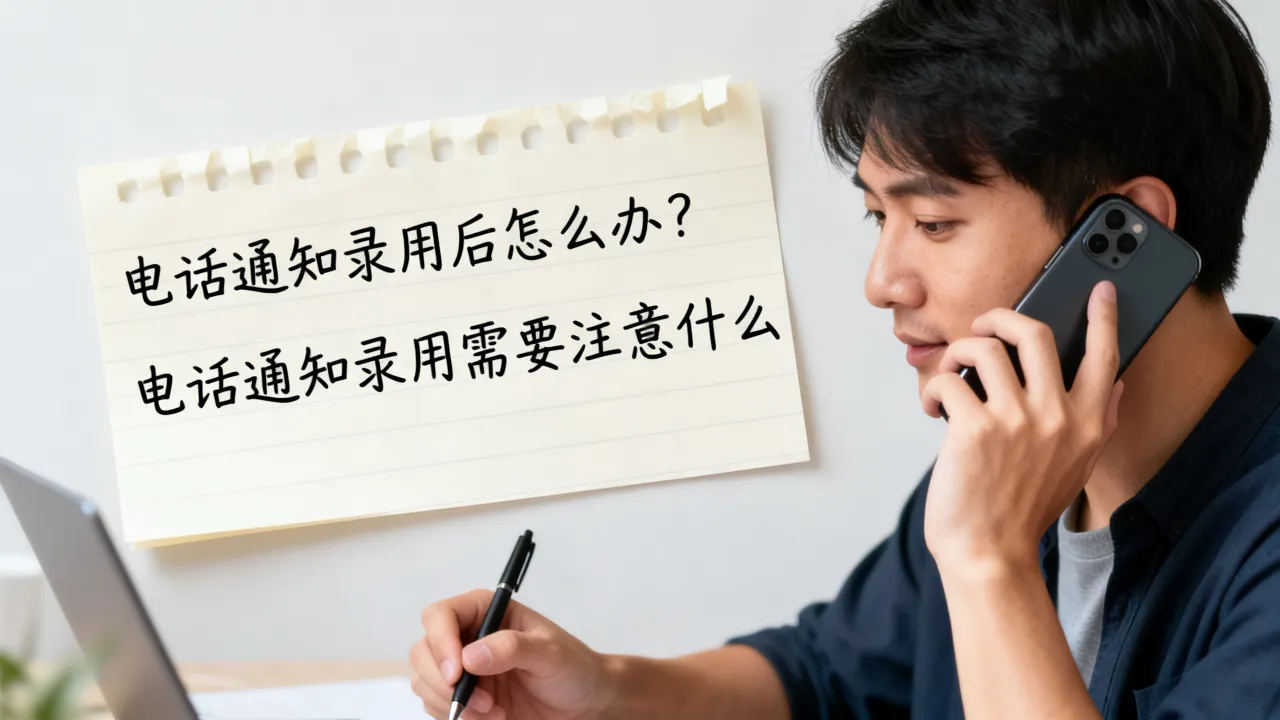 人事电话通知录用后怎么办?, 电话通知录用需要注意什么-图1 人事电话通知录用后怎么办?, 电话通知录用需要注意什么-图1