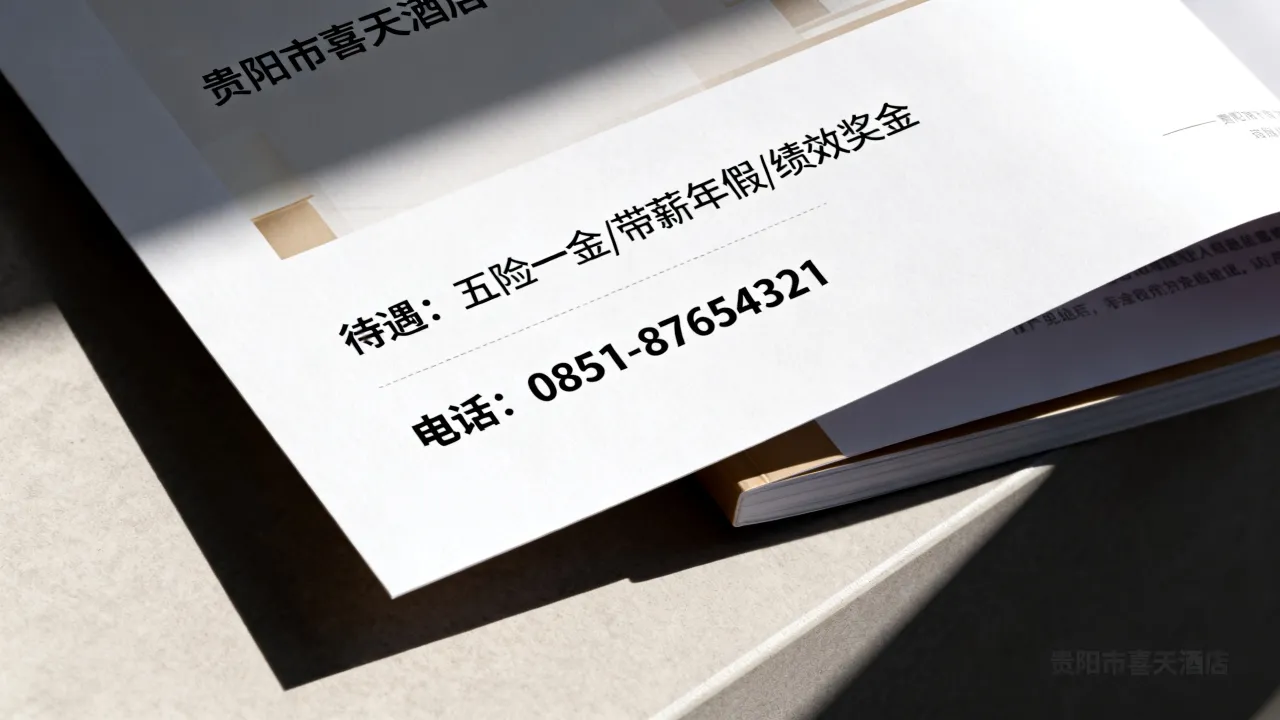 贵阳市喜天酒店招聘待遇怎么样,贵阳市喜天酒店招聘电话多少-图3 贵阳市喜天酒店招聘待遇怎么样,贵阳市喜天酒店招聘电话多少-图3