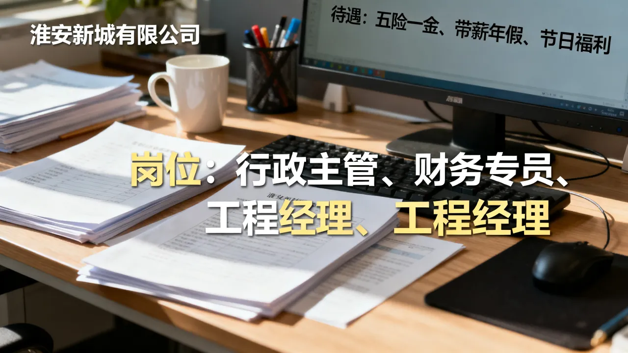 淮安新城有限公司招聘哪些岗位,待遇怎么样?-图3 淮安新城有限公司招聘哪些岗位,待遇怎么样?-图3