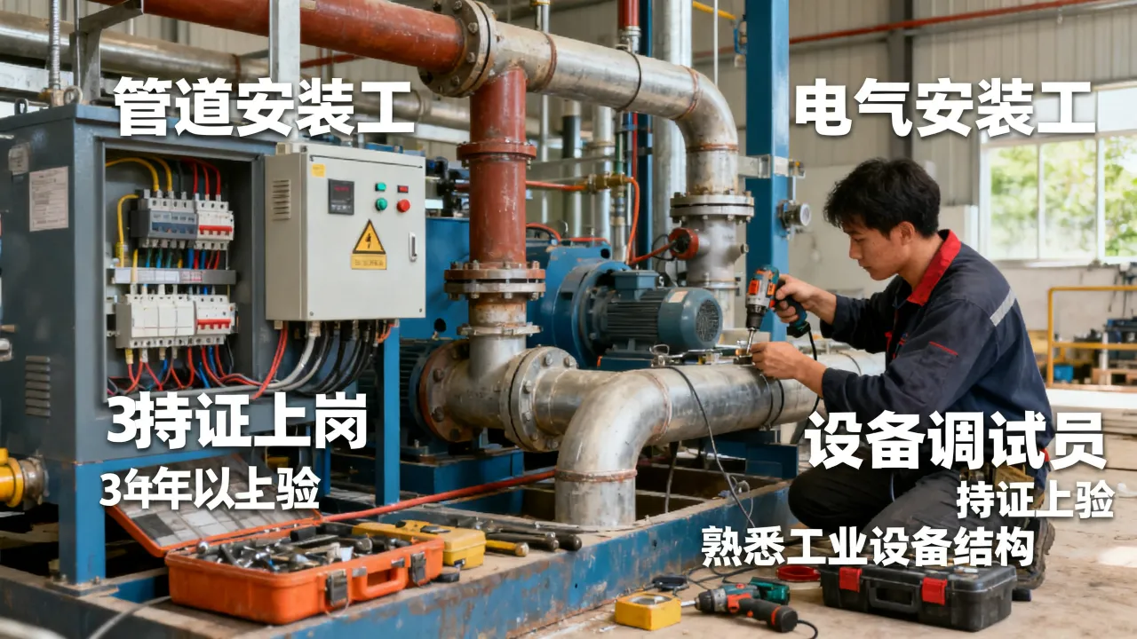 福建省工业设备安装招聘有哪些岗位,福建工业设备安装招聘要求?-图2 福建省工业设备安装招聘有哪些岗位,福建工业设备安装招聘要求?-图2