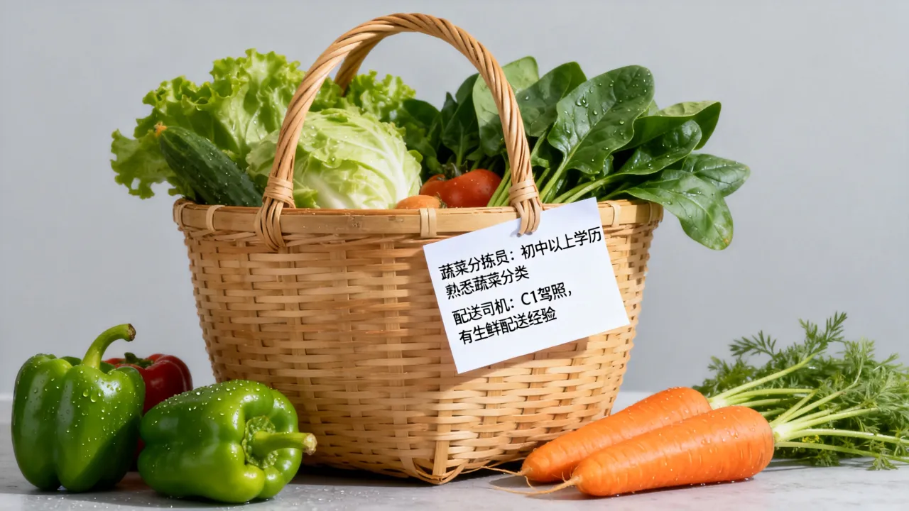 天天鲜菜篮子招聘信息有哪些?最新招聘岗位要求是什么?-图1 天天鲜菜篮子招聘信息有哪些?最新招聘岗位要求是什么?-图1