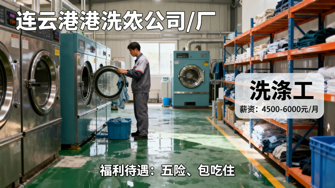 连云港洗涤公司招聘信息有哪些,连云港洗涤厂招聘工资待遇怎么样-图1 连云港洗涤公司招聘信息有哪些,连云港洗涤厂招聘工资待遇怎么样-图1