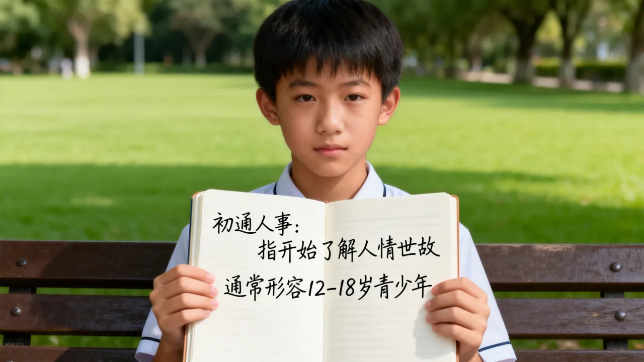 初通人事是什么意思?初通人事是形容什么年龄?-图1 初通人事是什么意思?初通人事是形容什么年龄?-图1