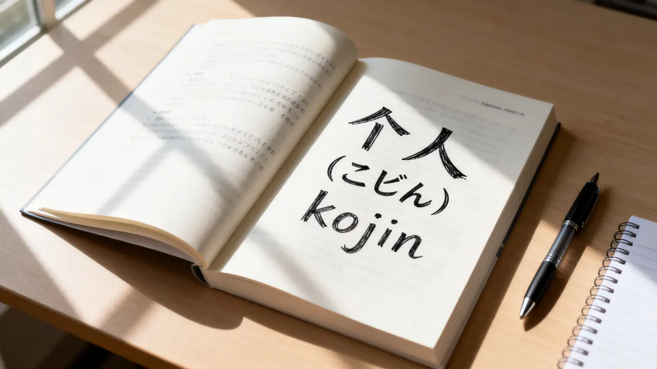 个人日语怎么说？个人用日语怎么说，日语中个人怎么读-图1
