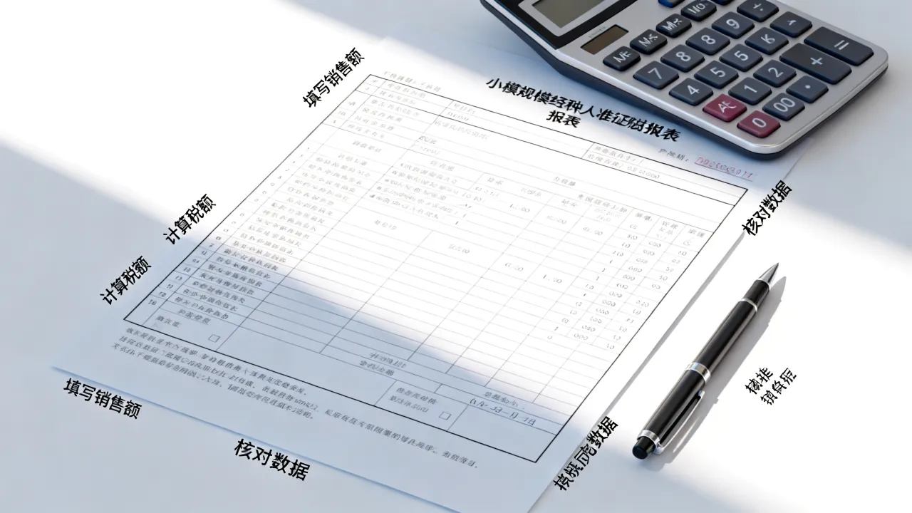 小规模如何申报表?小规模纳税人增值税申报表怎么填写?-图3 小规模如何申报表?小规模纳税人增值税申报表怎么填写?-图3