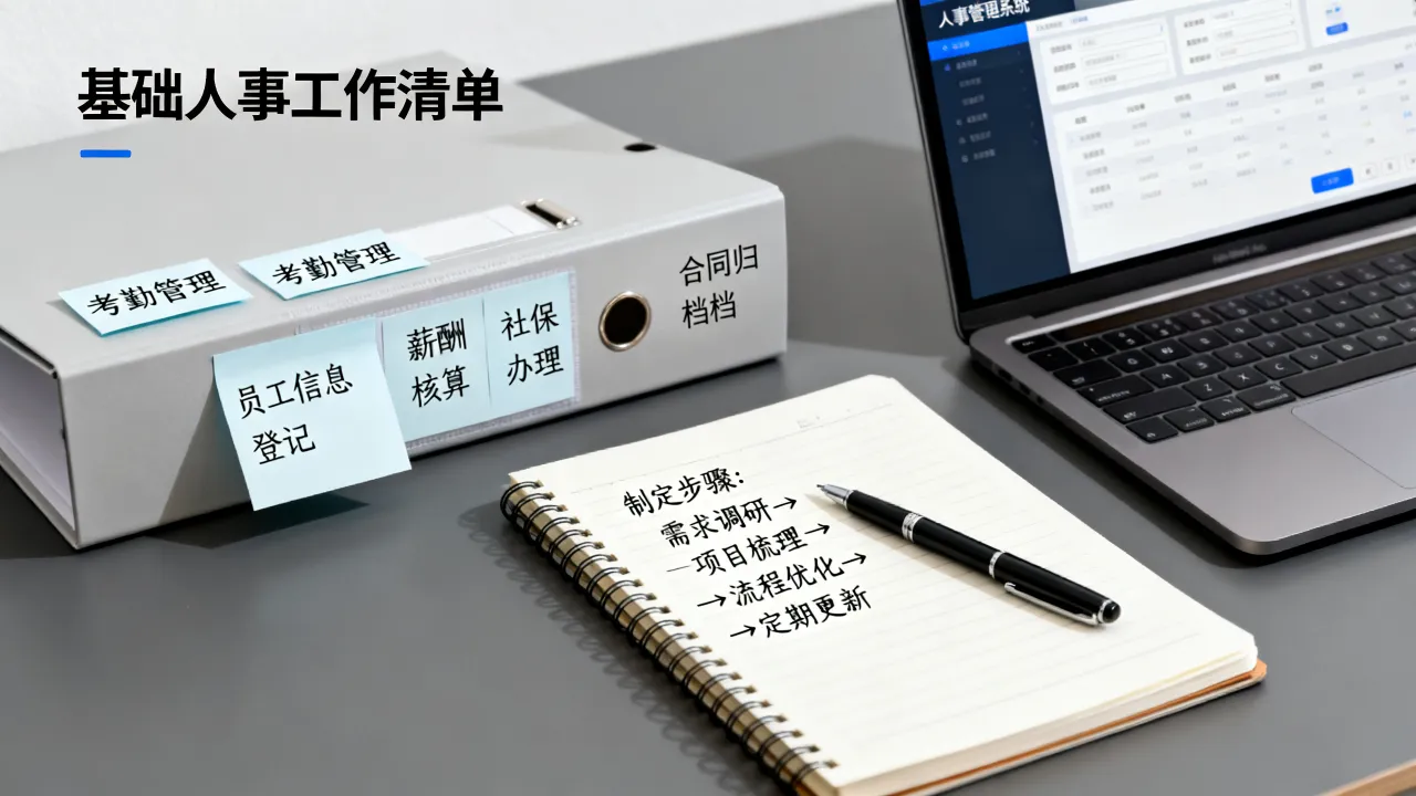 基础人事工作清单具体包含哪些项目,如何制定-图2 基础人事工作清单具体包含哪些项目,如何制定-图2