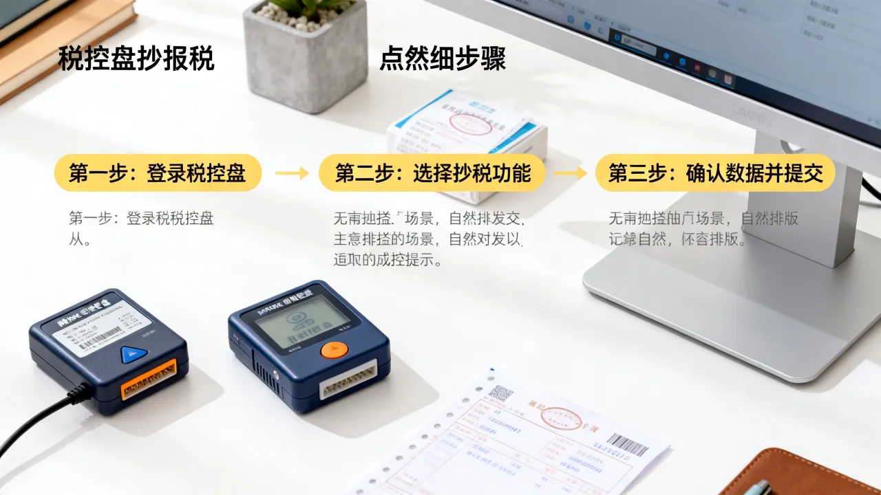 发票如何抄税?税控盘抄报税详细步骤