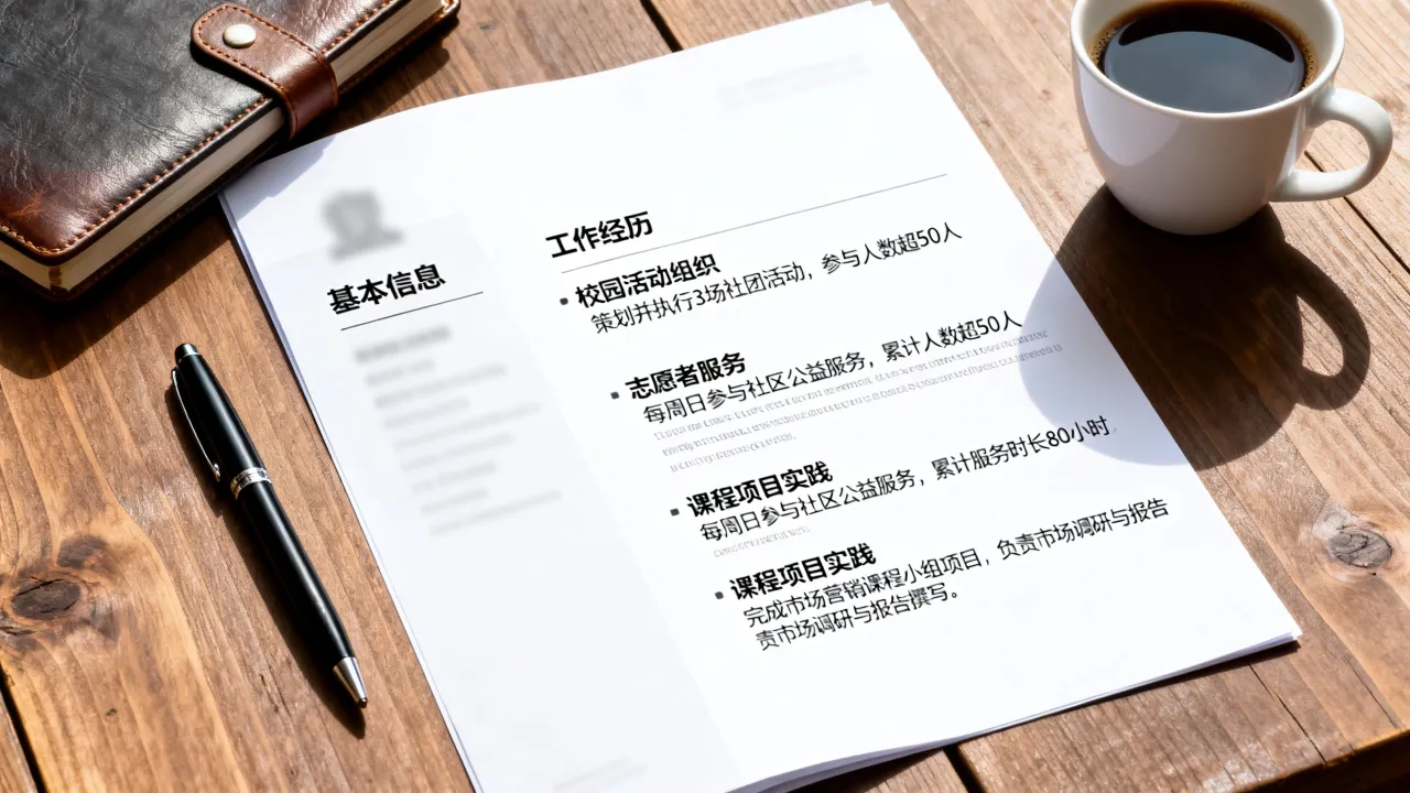 简历上的经验怎么写,无经验简历工作经历用什么内容填充-图1 简历上的经验怎么写,无经验简历工作经历用什么内容填充-图1