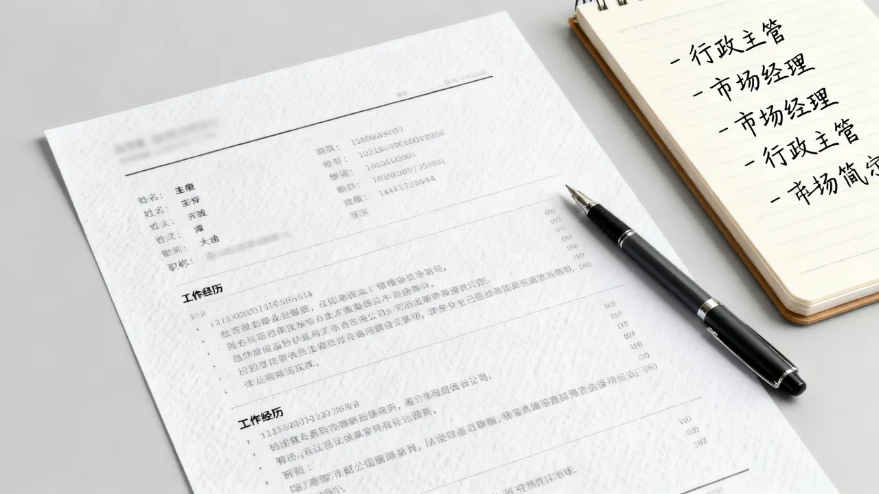 简历职称怎么写,怎么写才能顺利通过筛选?-图3 简历职称怎么写,怎么写才能顺利通过筛选?-图3