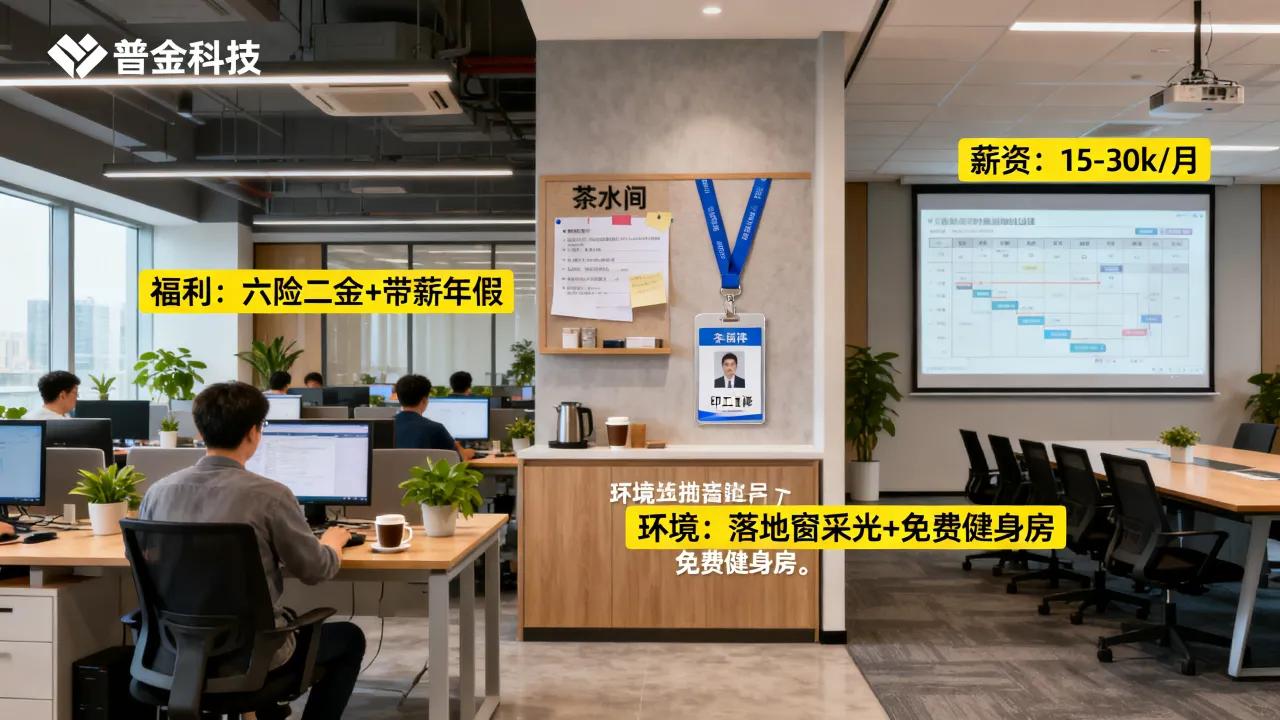 普金计算机科技招聘待遇怎么样?普金科技工作环境如何-图1 普金计算机科技招聘待遇怎么样?普金科技工作环境如何-图1
