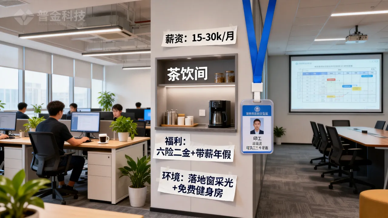 普金计算机科技招聘待遇怎么样?普金科技工作环境如何-图2 普金计算机科技招聘待遇怎么样?普金科技工作环境如何-图2
